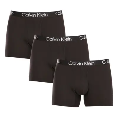 3PACK pánské boxerky Calvin Klein černé (NB2971A-7VI)