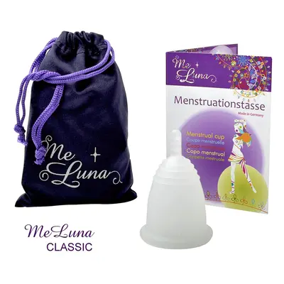 Menstruační kalíšek Me Luna Classic L se stopkou čirá (MELU048)