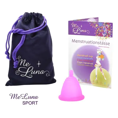 Menstruační kalíšek Me Luna Sport S Shorty s kuličkou fuchsia (MELU129)