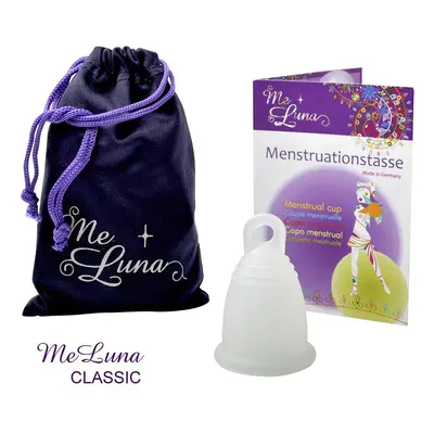 Menstruační kalíšek Me Luna Classic M s očkem čirá (MELU058)