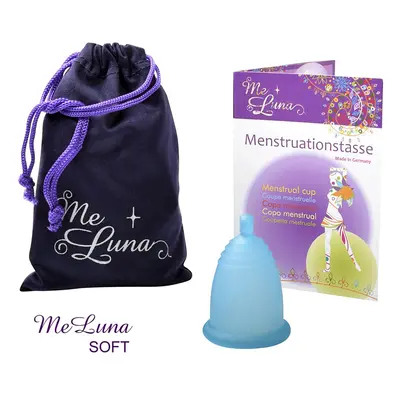 Menstruační kalíšek Me Luna Soft S s kuličkou tyrkysová (MELU050)