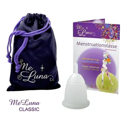 Menstruační kalíšek Me Luna Classic S se stopkou čirá (MELU046)