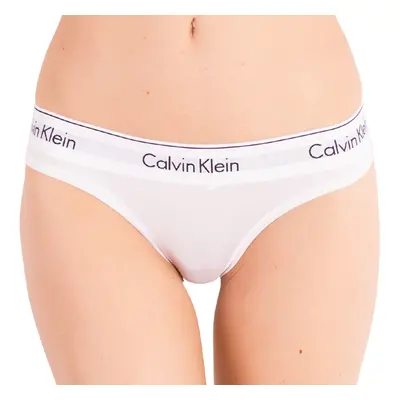 Dámská tanga Calvin Klein bílá (QF5117E-100)