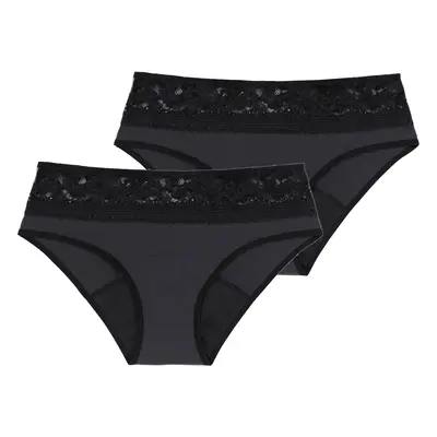 2PACK Menstruační kalhotky Dorina Eco Moon Lace Hipster (DOR004)