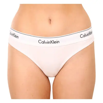 Dámská tanga Calvin Klein bílá (F3786E-100)