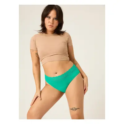 Menstruační kalhotky Modibodi Sensual Hi-Waist Bikini Moderate-Heavy Jade (MODI4038J)