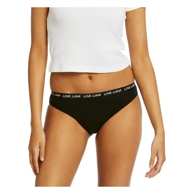 Menstruační kalhotky pro dívky Love Luna Bikini Sporty Black (LOVE050SB)