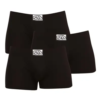 3PACK pánské boxerky Styx klasická guma černé (Q9606060)