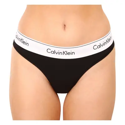 Dámská tanga Calvin Klein černá (F3786E-001)