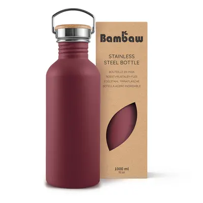 Nerezová lahev Bambaw Red 1000 ml (BAM058)