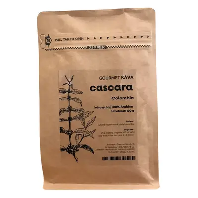 Cascara Kolumbie, kávový čaj, 100g