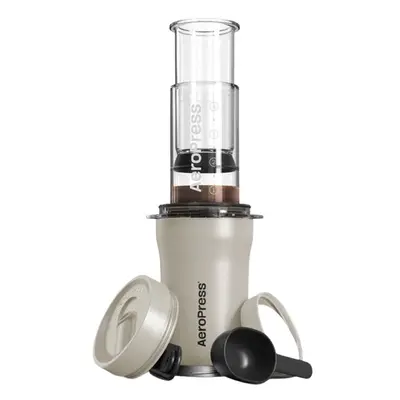 Aeropress GO Plus Travel System - krémový