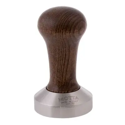 Tamper Motta 52mm nerez/dřevo