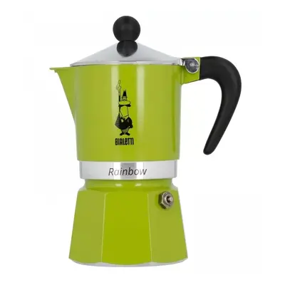 Bialetti Rainbow zelená moka konvice