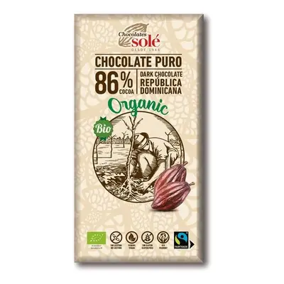 Chocolates Solé - 86% bio čokoláda