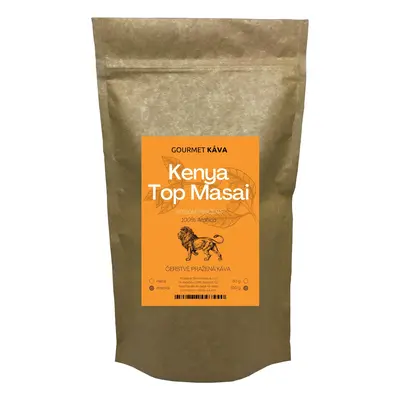 Keňa Top Masai, STŘEDNĚ PRAŽENÁ, zrnková káva arabica