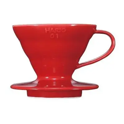 Hario dripper V60-01 keramický - červený (VDC-01R)