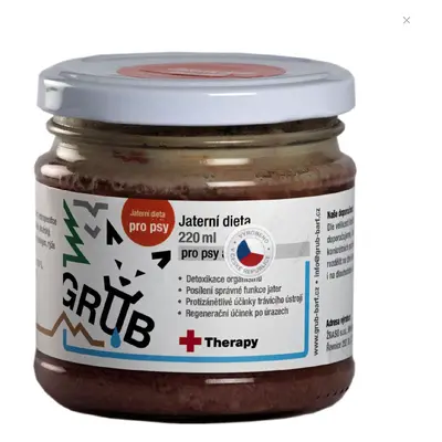 GRUB BARF Jaterní dieta 220ml