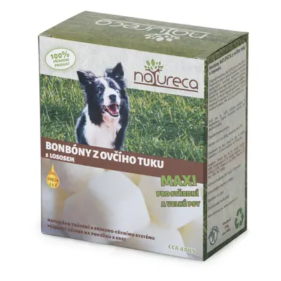 Natureca Bonbóny z ovčího tuku s lososem Maxi 250gr