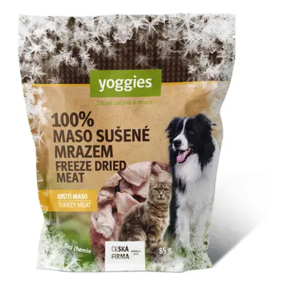 Yoggies Mrazem sušené krůtí maso (lyofilizované) 85g