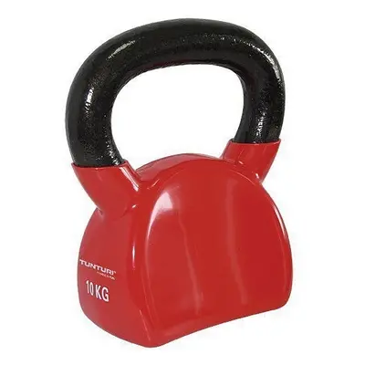 Kettlebell vinyl TUNTURI 10 kg, červený