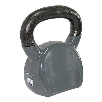 Kettlebell vinyl TUNTURI 14 kg, šedý