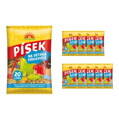 Písek pro dětská pískoviště - 10x20 litrů