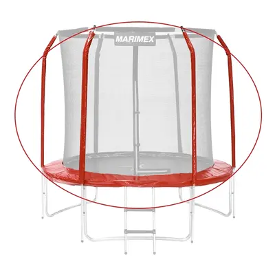 Sada krytu pružin a rukávů pro trampolínu 244 cm - červená