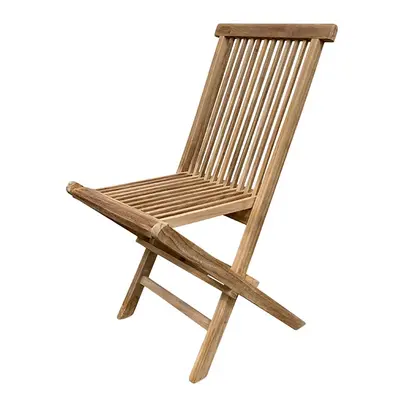 Zahradní skládací židle Clasic - teak, 2 ks