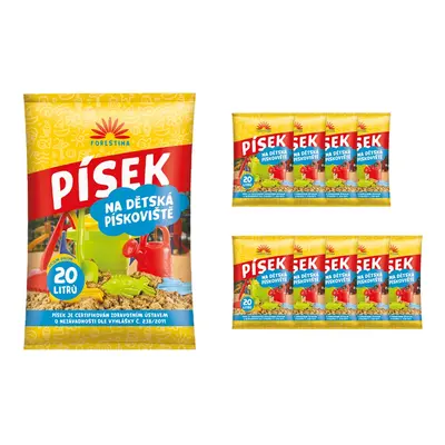 Písek pro dětská pískoviště - 10x20 litrů