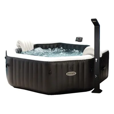 Vířivý bazén Pure Spa - Jet & Bubble Deluxe HWS 4 + Solární sprcha UNO 35 l hliníková s LED svět