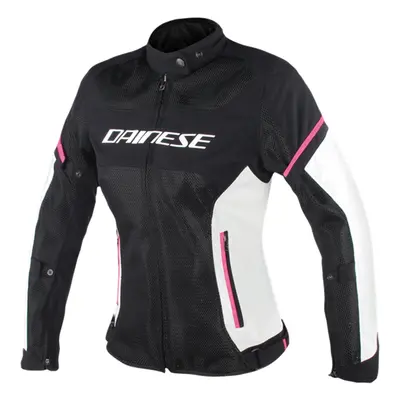 DAINESE AIR FRAME D1 LADY TEX dámská moto bunda černá/šedá/růžová černá/šedá/růžová