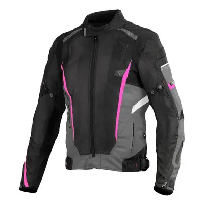 SECA Airflow II Lady Moto bunda dámská černá/růžová