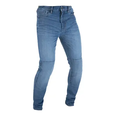 OXFORD Original Approved Jeans AA Slim fit kalhoty pánské sepraná světle modrá světle modrá