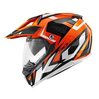 KAPPA KV30 ENDURO GRAYER enduro oranžová moto helma oranžová