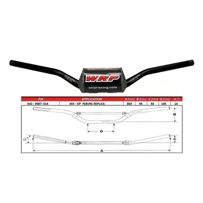 WRP PRO-BAR 28.6mm řidítka MX-GP FEBVRE Replica černá černá