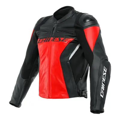 DAINESE RACING 4 LEATHER moto bunda červená/černá