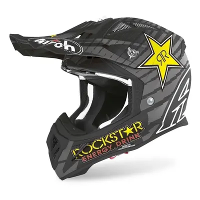 AIROH AVIATOR ACE ROCKSTAR AVARK35 moto helma černá