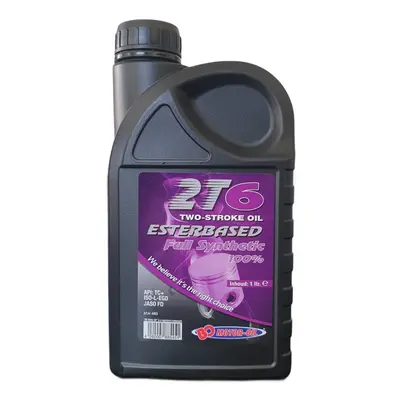 BO MOTOR OIL 2T6 Ester Based, černá