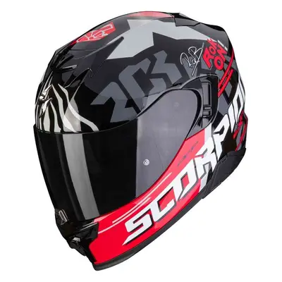 SCORPION EXO-520 EVO AIR ROK BAGOROS moto přilba černá/červená černá/červená