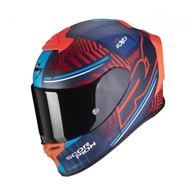 SCORPION EXO-R1 AIR VICTORY Moto přilba modrá/červená