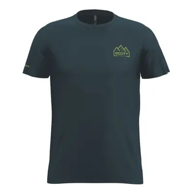 SCOTT Tee M´S 10 CASUAL s/sl tričko modrá