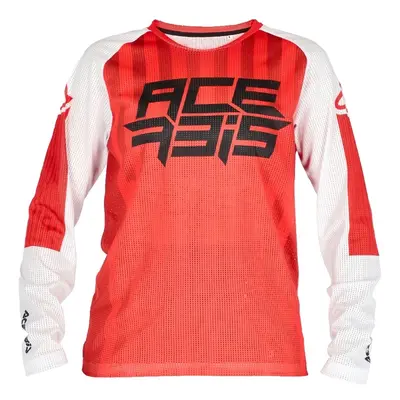 ACERBIS J-WINDY FIVE KID VENTED dres červená/bílá červená/bílá