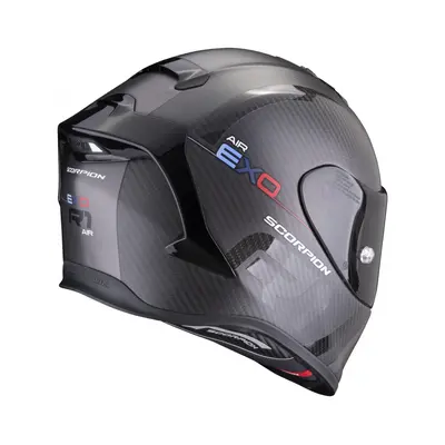 SCORPION EXO-R1 EVO CARBON AIR MG moto přilba matná černá/stříbrná