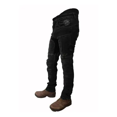 BOLDER 1725 Kalhoty Kevlar jeans stretch černá černá