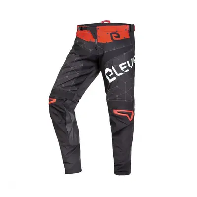 ELEVEIT X-TREME moto kalhoty černá/červená/bílá