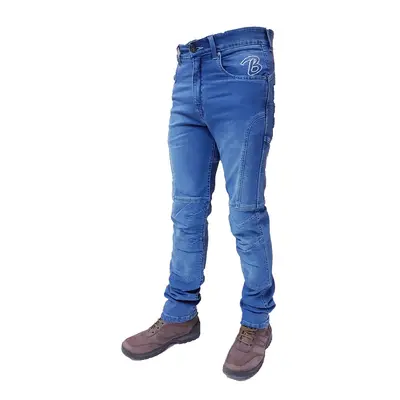 BOLDER 1722 Kalhoty Kevlar jeans stretch modrá modrá