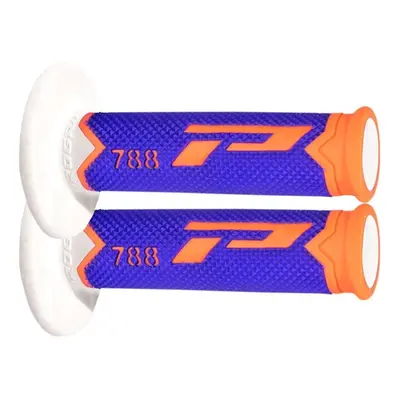 PROGRIP 788 rukojeti motokros modrá/oranž/bílá modrá/oranžová/bílá