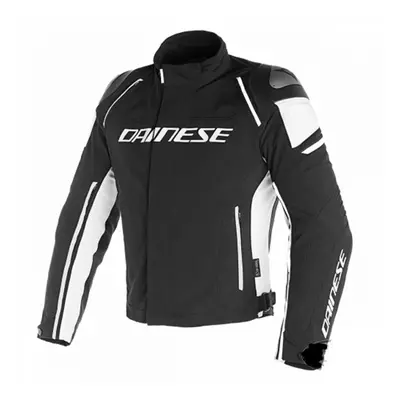 DAINESE RACING 3 D-DRY moto bunda černá/bílá