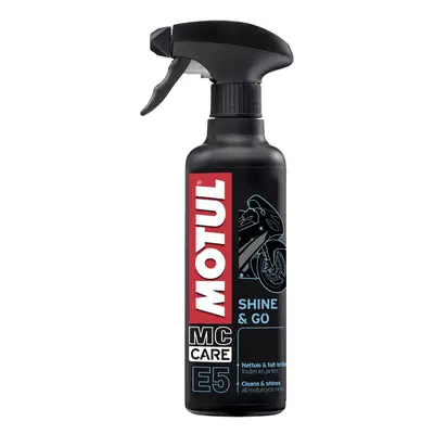 MOTUL leštění a oživení plastů E5 SHINE & GO, 400 ml černá